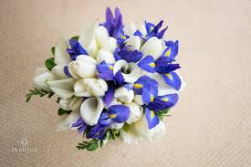 Artificial flowers bridal bouquet for wedding silk rose fake flowers wedding bouquets for indoor home birthday party bulk christmas office table decorations. Real Weddings Wedding Woof Page 2 Iris Wedding Blue Wedding Bouquet Iris Wedding Bouquet