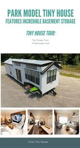 The use of inexpensive materials helps cut costs. New Park Model Home Features Incredible Basement Storage Tiny Houses