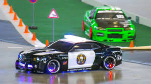 Rc Model Drift Cars In Motion Rc Chevrolet Camaro Police Drift Car Remote Control Youtube