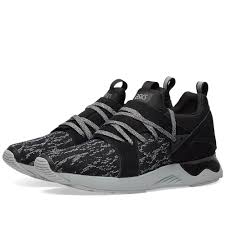 Mens asics gel kayano trainer knit mt h7p4n black lace up sportstyle trainers. Asics Gel Lyte V Sanze Knit Black Asics