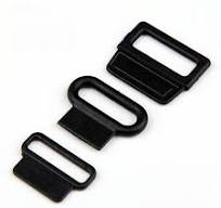 DWDP-BC07 Plastic Tab Square Ring Belt Buckle Sewable D Ring Sewable  Concave Loop for Hat