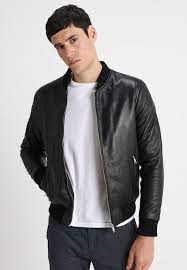 Serge Pariente Bonbon Lederjacke Black Schwarz Zalando De Lederjacke Lederjacke Schwarz Jacken