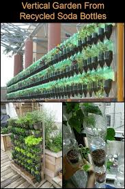 Vertical Recycled Kitchen Planter Bottles Garden Making Grow Your From Soda Own By Vertical Garden Diy Vertical Garden Vertical Vegetable Gardens