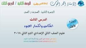 شرح درس انعكاس وانكسار الضوء العلوم الصف الثاني الإعدادي نفهم