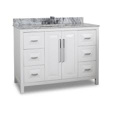 Maybe you would like to learn more about one of these? Large Bathroom Vanities 48 Bathroom Vanity With Preassembled Top And Bowl In White Jeffrey Alexander Van104 48 T
