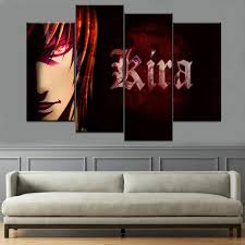 Maybe you would like to learn more about one of these? Rumah Dekoratif Kira Dan Cahaya Lukisan Yagami Kualitas Tinggi Cetak Kanvas Jenis 4 Piece Anime Death Note Poster Dinding Seni Kerangka A Anvas Info