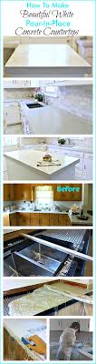 That requires quite a bit of work. How To Make Diy Cast In Place White Concrete Countertops Do It Yourself Fun Ideas