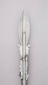 Boar Spear with Double Barrel Wheellock ...