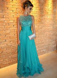 New Arrivals 2016 Evening Dresses Turquoise Chiffon Sleeveless Long Formal Dress Crystals Floor Lengt Cheap Prom Dresses Evening Dress Beaded Prom Dresses Long
