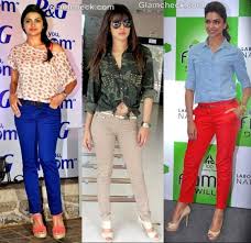 Bollywood Celebs Rock The Colored Denim Trend She signed her upcoming films with prabhas and shah rukh khan for 29 cr.