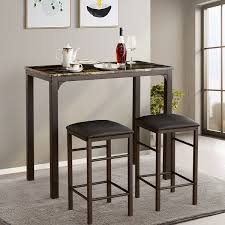 Check spelling or type a new query. Vecelo Home Kitchen Bar Table Sets Counter Dining Table Sets 3pcs 2 Options Overstock 26054893
