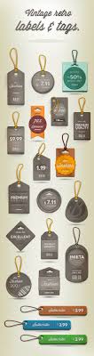 Vintage Retro Labels Psd Web Design Freebies Design Freebie Photoshop Freebies