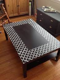 A Stencilled Lack Coffee Table Ikea Hackers Lack Coffee Table Ikea Lack Coffee Table Ikea Coffee Table