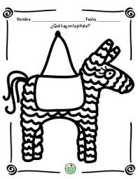 Roll A Pinata Christmas Las Posadas Spanish Activity Page Spanish Activities Multicultural Activities Activities