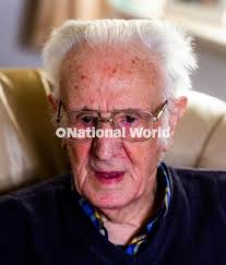 39958542-Jack Mortimer, from Leeds, now aged 100 one of the last surviving  veterans of D-Day. Picture By Yorkshire Post Photographer, James Hardisty.  Date: 25th April 2024. YPN-240425-153042002 YPN-