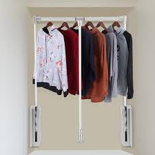 Free shipping on many items | browse your . Lift Pull Down Adjustable Width Wardrobe Clothes Hanging Rail Soft Return Space Saving Wardrobe Rail Pull Down Hanging Clothes Rail Wardrobe Rail Hanging Rail