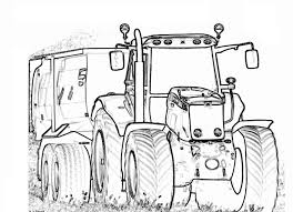 Traktor do wydruku dla dzieci / traktor kolorowanka kolorowanki dla dzieci : Kolorowanka Traktor Ferguson Z Przyczepa Do Druku