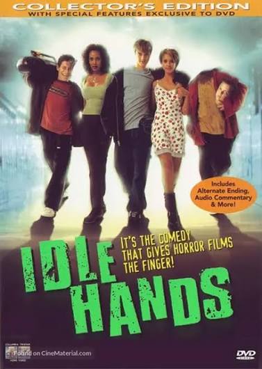 Idle Hands (1999) Australian dvd movie cover
