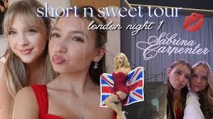 SABRINA CARPENTER SHORT N SWEET TOUR💋🩵 LONDON NIGHT 1 VLOG