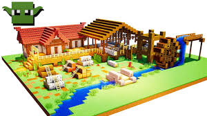 The number of recipes you can teach the sawmill doubles per building level. Minecraft Medieval Sawmill Tutorial Easy 5x5 Building System Youtube