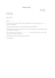 Personal reason resignation with one month notice. Standard Resignation Letter How To Write A Standard Resignation Letter Download T Resignation Letter Sample Resignation Letter Format Job Resignation Letter
