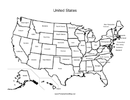 Anyone can use this map to understand the world's geography such as the world's largest and smallest continents. A Printable Map Of The United States Of America Labeled With The Names Of Each State It Is Ideal For Study United States Map Kids Travel Journal Us State Map
