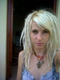 Bleached Dreads Dreadlocks Girl Blonde Dreads Short Dreads