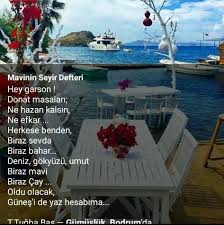 Bir Nur Kose Adli Kullanicinin Siir Panosundaki Pin Bahar Yaz Mavi