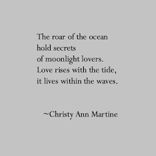 Moonlight Lovers Poem By Christy Ann Martine Love Poems Poetry Quotes Lovequotes Ocean Quotes Poetry Words Words