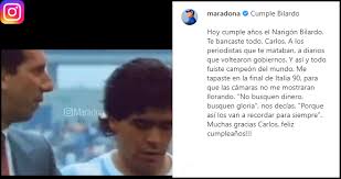 Türkiye bilardo federasyonu merkez hakem kurulu. Sportscenter Twitterissa Las Palabras De Diego Maradona Para Saludar A Carlos Salvador Bilardo En El Dia De Su Cumpleanos 82 Tremendo Mensaje De Diego Https T Co 9yyve9yygw
