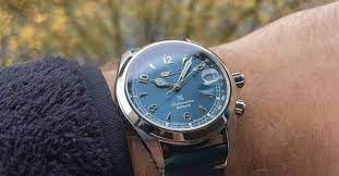 Spb199j1 A Glacier Among The Leaves Seiko Vintage Watches Seiko Alpinist Seiko
