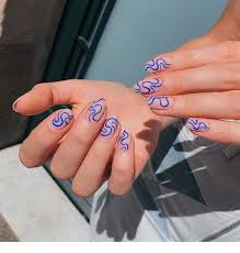 Cute Blue Nail Art Chicladies Uk Minimalist Nails Cute Nails Dream Nails
