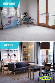 The Ikea Home Tour Squad Worked With These Two Roommates To Help Them Take Control Of Their Common Ar Tiny Living Rooms Ikea Home Tour Living Room Office Combo