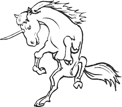 Ausmalbilder Einhorn 1 Ausmalbilder