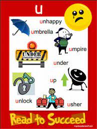 Kindergarten words that start with u · uncle: U Phonics Wordlist A Printable Short U Phonics Poster For Your Classroom Walls