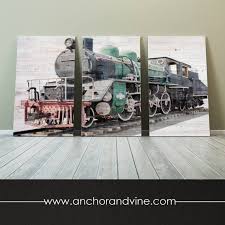 Train Engine Canvas Etsy Large Art Southern California Photography Canvas
