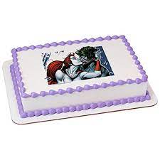 Harley quinn birthday cake my boyfriend's birthday was back in june and i made him a harley quinn cake. Set Of 7 Harley Quinn Themed Centerpiece Picks Or Cake Toppers Home Living Kitchen Decor