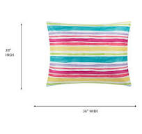Your Zone Rainbow Soft Mink Bed Pillow, 20" x 26"
