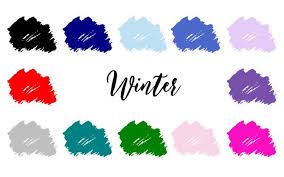 winter colour palette 4 season color analysis infinite