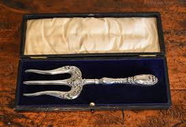 Antiques Atlas - Edwardian Silver Bread Fork In Case