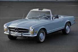 Mercedes Benz Pagode 280 Sl Voiture Vintage Voitures Bleues Voiture