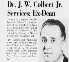 Dr James Colbert, obituary, 1974