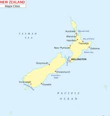 New zealand is a southwestern pacific ocean country located at the south east of australia. Free Printable Map Of New Zealand With North South Island World Map With Countries