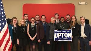 Congress should wear jackets like nascar drivers, so we can know who bought them. Upton Announces Campaign For 18th Term In Congress Wzzm13 Com