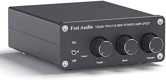 But yes, your home audio speakers could be powered by a car stereo amp. Amazon Com 2 Channel Stereo Audio Amplifier Receiver Mini Hi Fi Class D Integrated Amp 2 0ch For Home Speakers 100w X 2 With Bass And Treble Control Tpa3116 With Power Supply Fosi Audio Tb10a