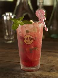 Strawberry Basil Lemonade At Hard Rock Cafe Best Beverage Ever Strawberry Basil Lemonade Basil Lemonade Cafe Strawberry