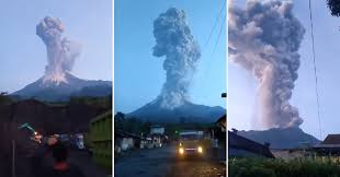 Image result for Indonesia volcano Mount Merapi erupts, spews ash
