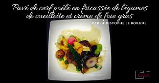 Pave De Cerf Poele En Fricassee De Legumes De Cueillette Alimentation Recette De Chef Cueillette