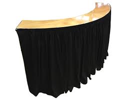 Iefiel girls kids ballet tutu dress modern jazz dance outfit stage performance costume dancewear. Custom Cut Bar Table Skirting 37 To 42 Tall Premier Table Linens