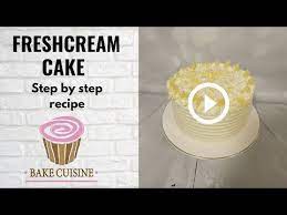 How To Make Pineapple And Fresh Cream Cake With Pineapple Youtube Cream Cake Pineapple Cake Fresh Cream
